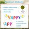 Happy Work Anniversary Decorations - 13PCS Glitter Banner, Hanging Swirls & Centerpieces (Colorful) 6"L x 6"W